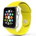 Curea iUni compatibila cu Apple Watch 1/2/3/4/5/6/7, 44mm, Silicon, Yellow